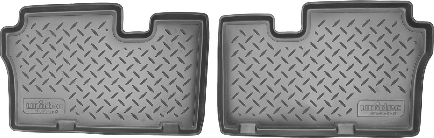 Коврики Норпласт для салона Hyundai ix55 2009-2026 (3-й ряд, 2шт.). Артикул NPL-Po-31-12