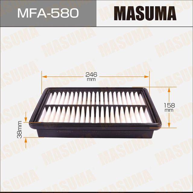 Воздушный фильтр Masuma. Артикул MFA-580
