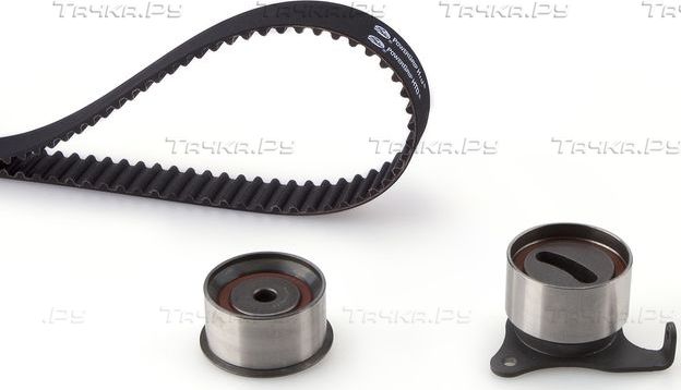 Ремень ГРМ с роликами (комплект) Gates PowerGrip® для Toyota Cynos II (L52, L54) 1995-1999. Артикул K015389XS