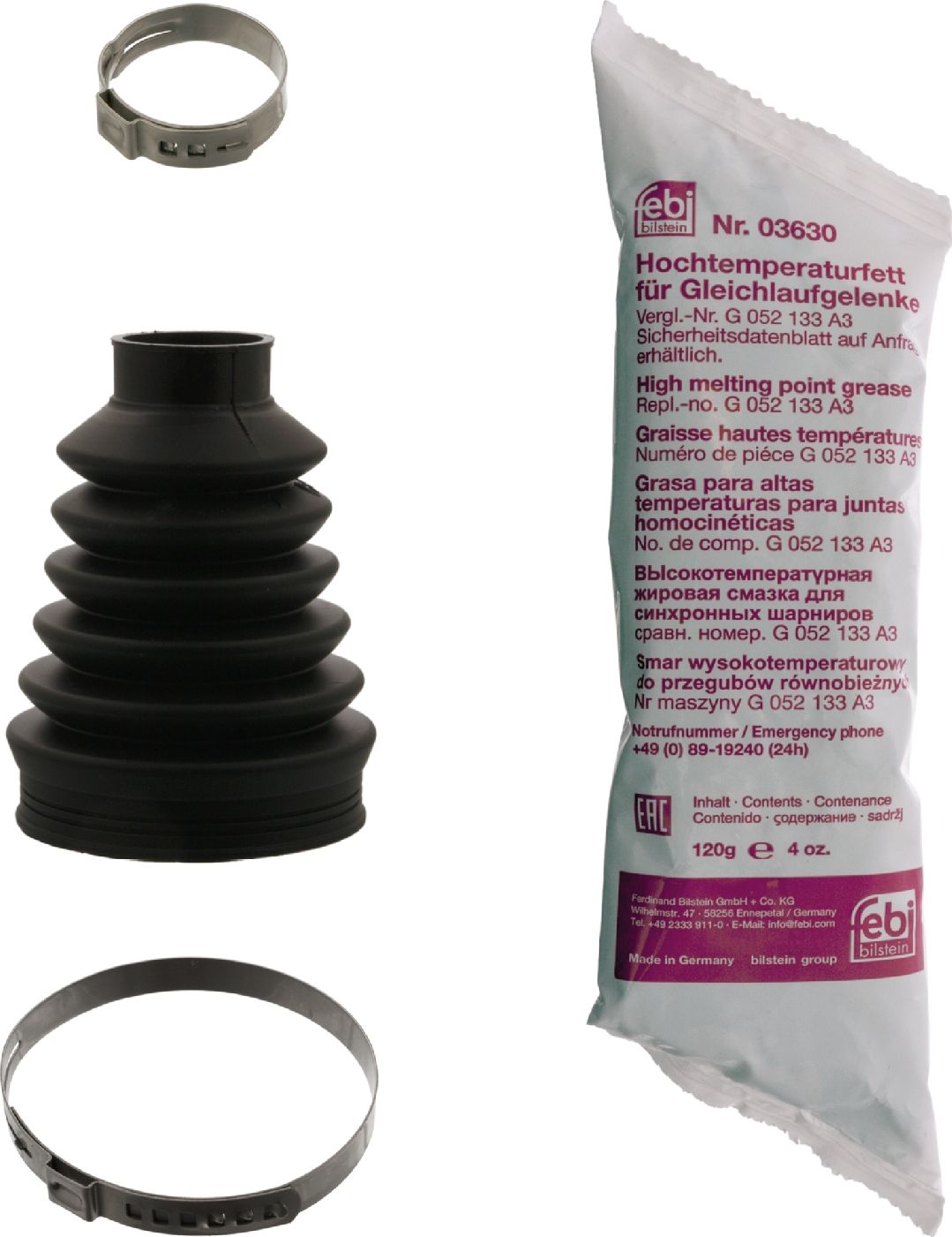 Пыльник шруса (комплект) SWAG (термопласт). Артикул 30 93 8349