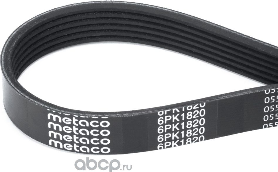 Ремень поликлиновой (Metaco). Артикул 6PK1820