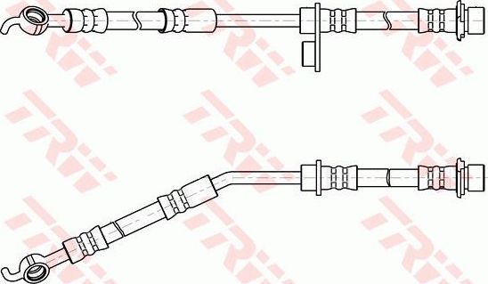 Тормозной шланг TRW. Артикул PHD1056