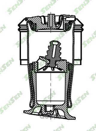 ПНЕВМОБАЛЛОНПОДВЕСКИ ЗАДНЕЙ  C4 PICASSO/GRAND PICASSO 06-13 (Sensen). Артикул SAR057