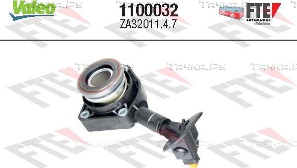Выжимной подшипник сцепления FTE для Mazda 3 II (BL) 2008-2013. Артикул 1100032