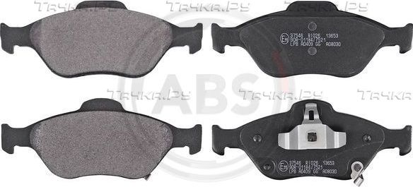 Тормозные колодки ABS передние для Toyota Yaris II 2005-2012. Артикул 37546