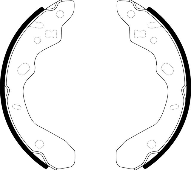 Тормозные колодки NiBK задние для Mazda 323 VI (BJ) 1998-2004. Артикул FN3394