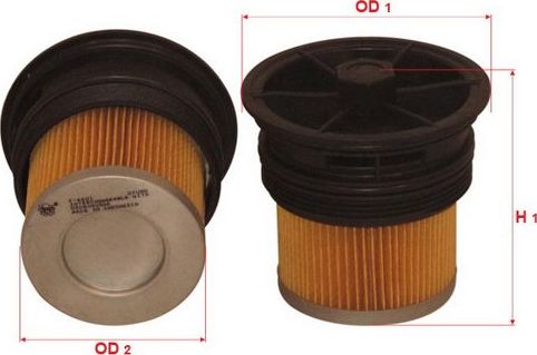 Топливный фильтр Sakura для Chrysler PT Cruiser 2002-2010. Артикул F-6601