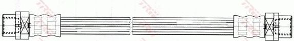 Тормозной шланг TRW. Артикул PHA512