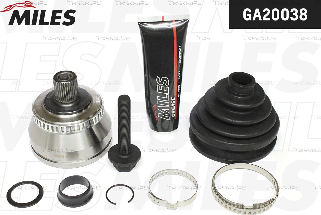 Шрус наружный (граната) Miles передний для Volkswagen Passat B5 1998-2005. Артикул GA20038