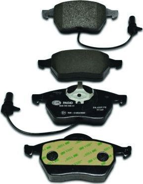 Тормозные колодки Hella. Артикул 8DB 355 008-411