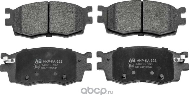 BRAKES ПЕРЕДНИЕ ТОРМОЗНЫЕ КОЛОДКИ (NTY). Артикул HKPKA323