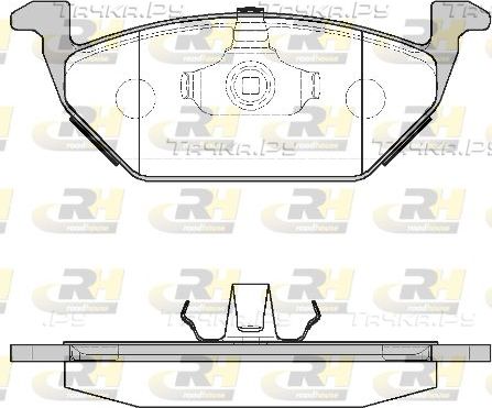 Тормозные колодки RoadHouse передние для Audi A3 I (8L) 1996-2003. Артикул 2633.00