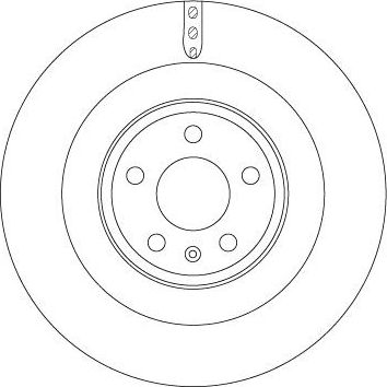 Тормозной диск TRW. Артикул DF6343S