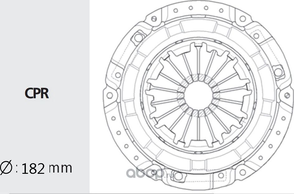 Корзина сцепления (Valeo) Valeo. Артикул HDC73