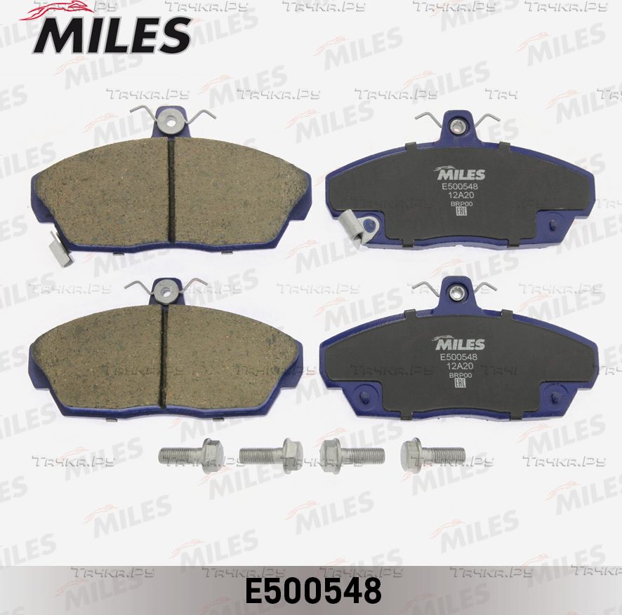 Тормозные колодки Miles (Керамика) передние для Rover 45 2000-2005. Артикул E500548