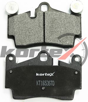 Колодки тормозные VW Touareg (03-) PORSCHE Cayenne (03-) задние (4шт.) KORTEX. Артикул KT1653STD
