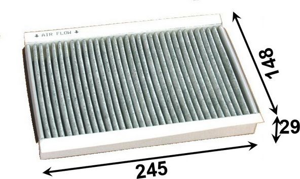 Салонный фильтр JS Asakashi для Chevrolet Niva I 2002-2021. Артикул AC0167C