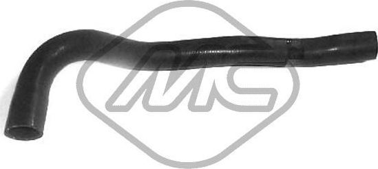 Патрубок радиатора (системы охлаждения) Metalcaucho верхний для SEAT Arosa I 1997-2004. Артикул 08804