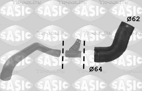Патрубок интеркулера Sasic. Артикул 3336090
