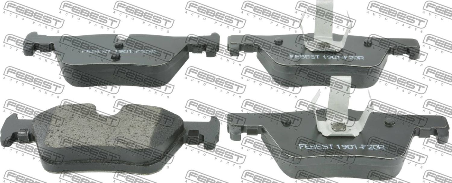 Тормозные колодки Febest. Артикул 1901-F20R