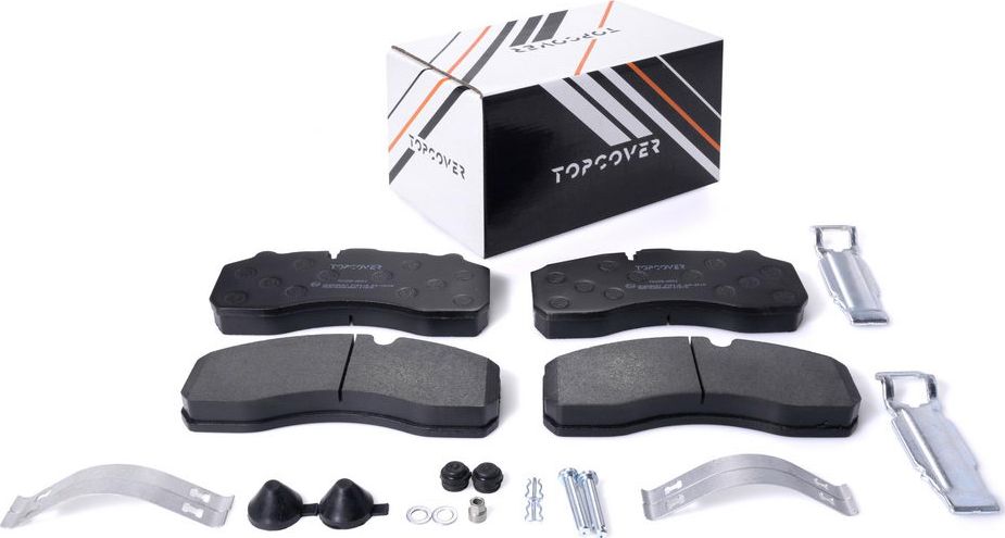 Колодки тормозные передние к-кт (Topcover). Артикул T02986001
