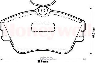 Колодки тормозные дисковые (Jurid). Артикул 571847JAS