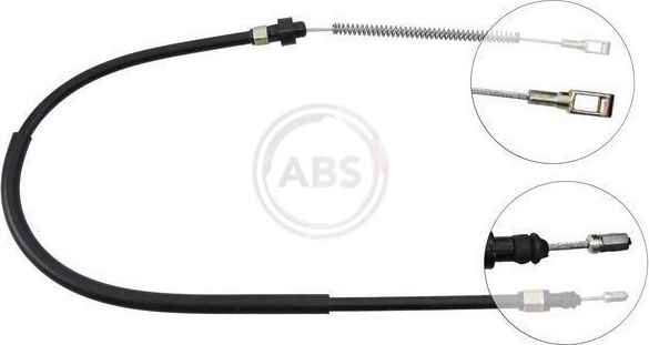Трос ручника (тросик ручного тормоза) ABS. Артикул K13077