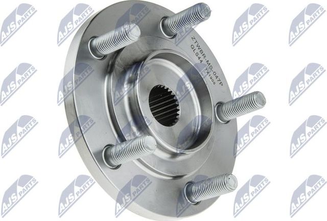 Натяжной ролик (натяжитель) приводного поликлинового ремня NTY (Металл). Артикул RNK-PL-012