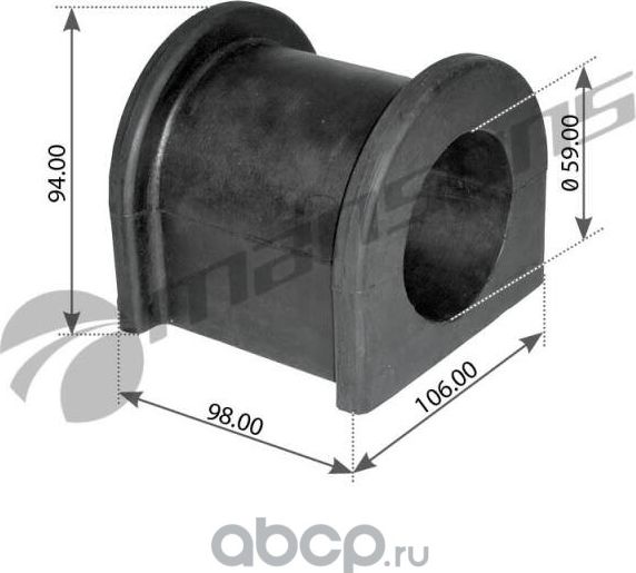 Втулка стабилизатора (Mansons). Артикул 900336