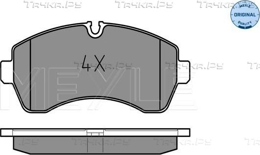 Тормозные колодки Meyle Original. Артикул 025 292 0020
