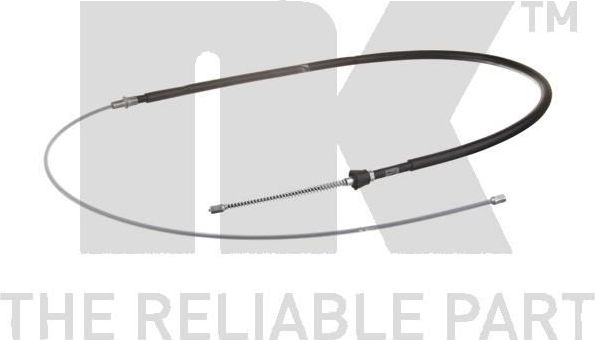 Трос ручника (тросик ручного тормоза) NK. Артикул 904319
