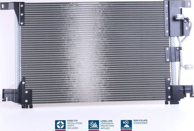 Радиатор кондиционера (конденсатор) Nissens (алюминий) для Mercedes-Benz Actros MP2 2002-2008. Артикул 94336