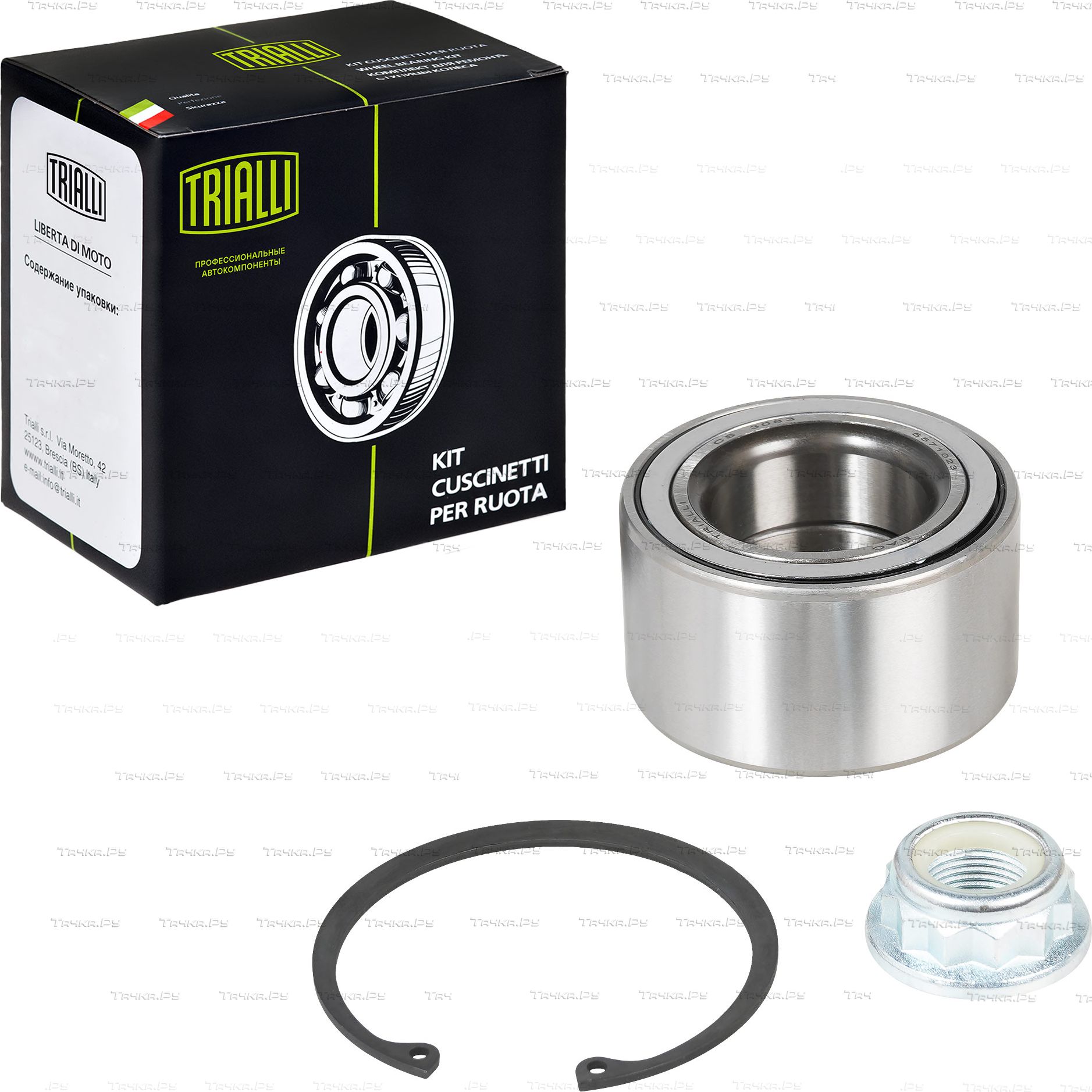 Ступичный подшипник (комплект) Trialli передний для SEAT Toledo II 1998-2004. Артикул CS 3083