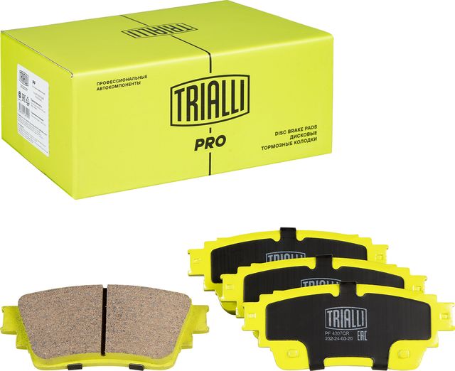 Тормозные колодки Trialli (Керамика). Артикул PF 4307CR