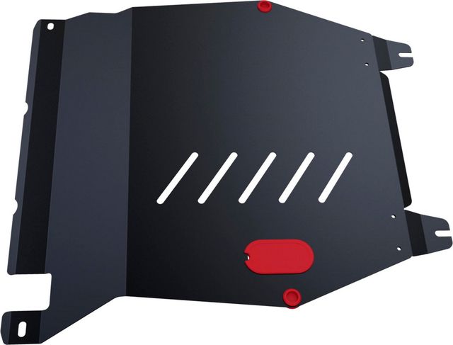 Защита АвтоБРОНЯ для картера и КПП Honda Pilot II рестайлинг 2012-2015. Артикул 111.02127.1