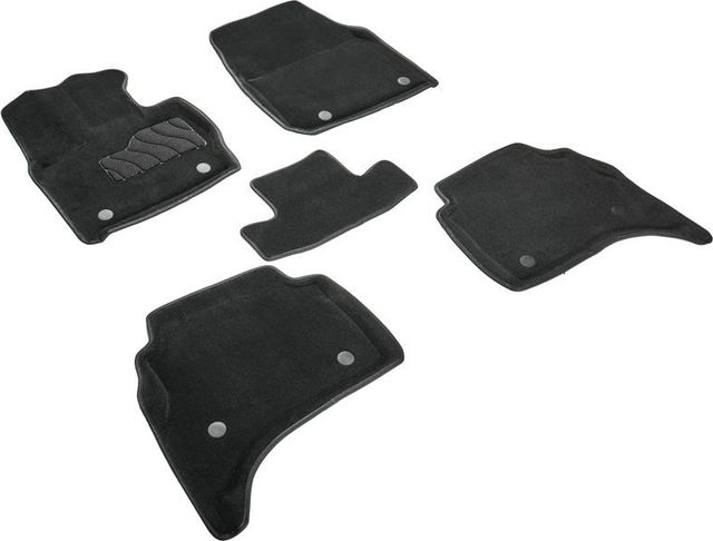 Коврики Seintex 3D ворсовые для салона Land Rover Range Rover V 2022-2026 ЧЕРНЫЕ. Артикул 99577