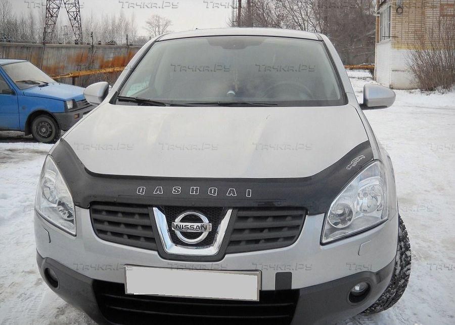 Дефлектор Vip-Tuning для капота Nissan Qashqai I 2007-2009. Артикул NS12