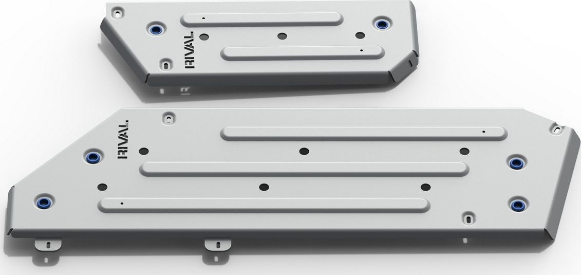 Защита алюминиевая Rival для топливного бака Toyota Land Cruiser 300 2021-2026. Артикул 333.9554.1