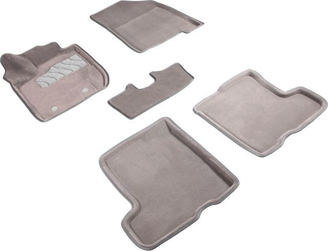 Коврики Seintex 3D ворсовые для салона Lada Xray TopPrestige 2016-2026 СЕРЫЕ. Артикул 89212