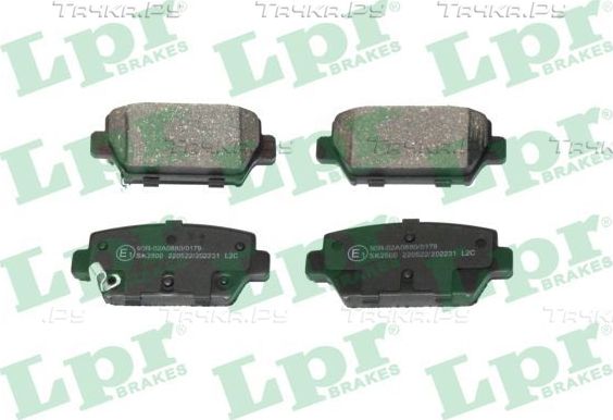 Тормозные колодки LPR. Артикул 05P2231