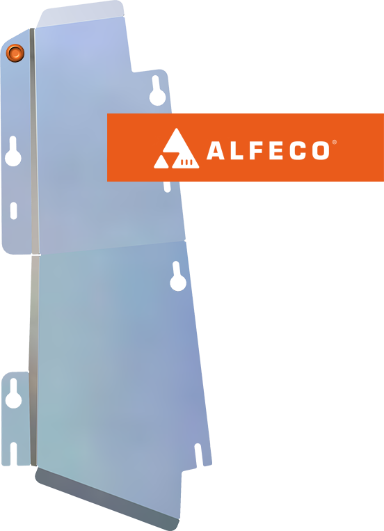 Защита алюминиевая Alfeco (4мм) для тормозной магистрали Chery Tiggo 4 2017-2026. Артикул ALF.02.19.2AL4