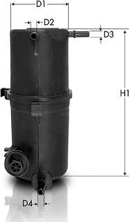 Топливный фильтр  Tecneco Filters. Артикул GS3019P