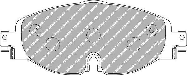 Тормозные колодки FERODO RACING DS2500. Артикул FCP4433H