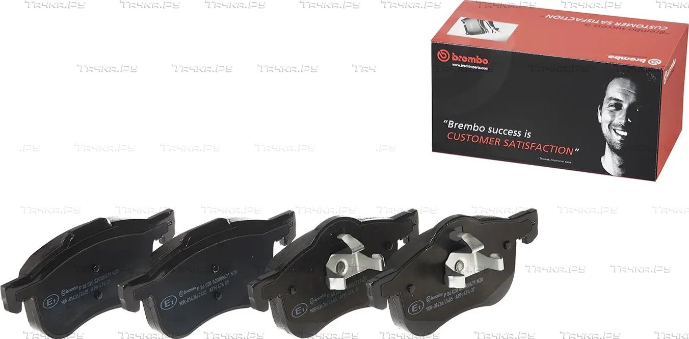 Тормозные колодки Brembo PRIME LINE передние для Volvo S80 I 1998-2008. Артикул P 86 020