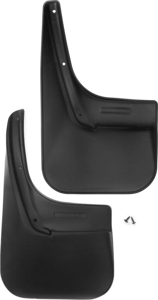 Брызговики Frosch (в пакете) задняя пара для Renault Logan I 2004-2013 (установка с подкрылками Novline). Артикул NLF.41.25.E10