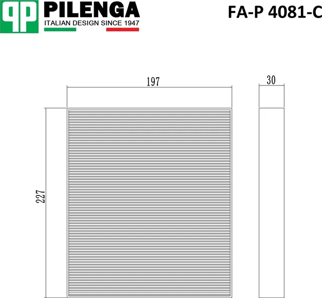 PILENGA Фильтр салонный  угольный  NISSAN  INFINITI Patrol VI  FX35 I  QX56 II Pilenga. Артикул fa-p4081-c