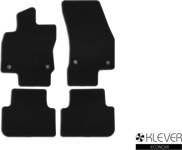 Коврики Klever Econom для салона Volkswagen Tiguan II 2016-2026. Артикул KLEVER01514701200k