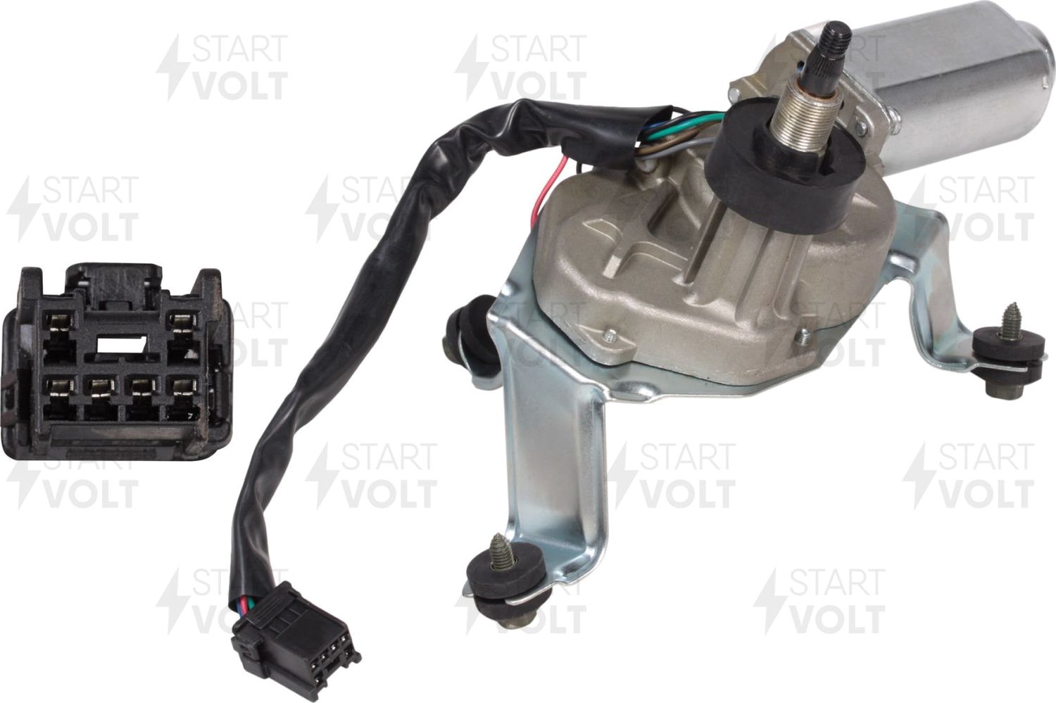 Мотор стеклоочистителя (моторчик дворников) StartVOLT. Артикул VWB 0831