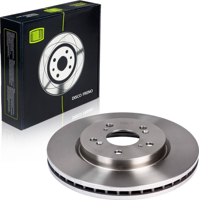 Тормозной диск Trialli передний для Haval H6 2013-2026. Артикул DF 270301