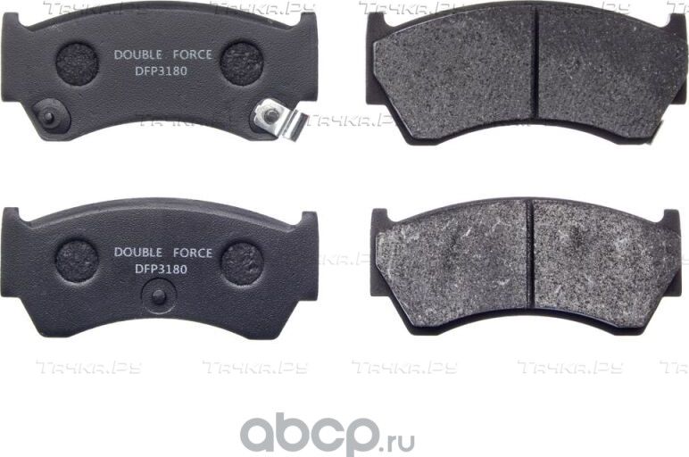 Колодки тормозные дисковые Double Force Double Force. Артикул DFP3180